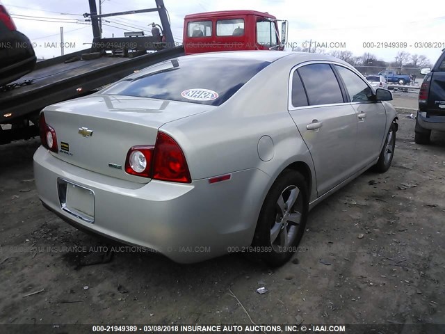1G1ZC5EU4BF143534 - 2011 CHEVROLET MALIBU 1LT 金色 照片 4