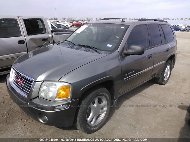 1GKDS13S562359294 - 2006 GMC ENVOY GRAY photo 2