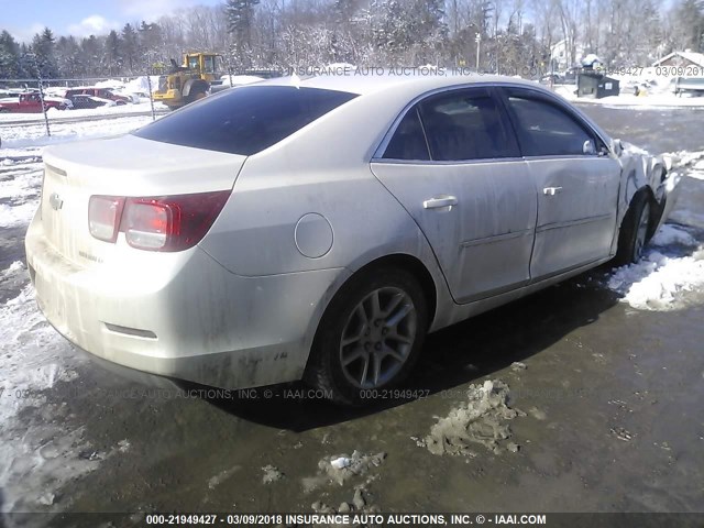 1G11C5SL5EF265994 - 2014 CHEVROLET MALIBU 1LT WHITE photo 4