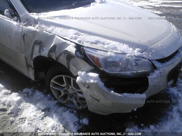 1G11C5SL5EF265994 - 2014 CHEVROLET MALIBU 1LT WHITE photo 6