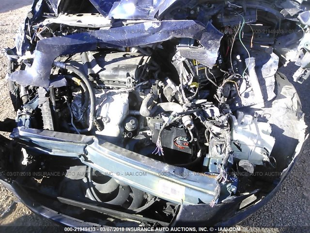 1G1JA6SH3D4100706 - 2013 CHEVROLET SONIC LS 蓝色 照片 10