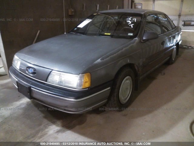 1FACP52U0LG116452 - 1990 FORD TAURUS GL PURPLE photo 2