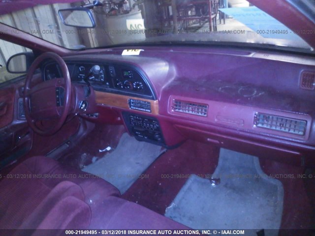 1FACP52U0LG116452 - 1990 FORD TAURUS GL PURPLE photo 5