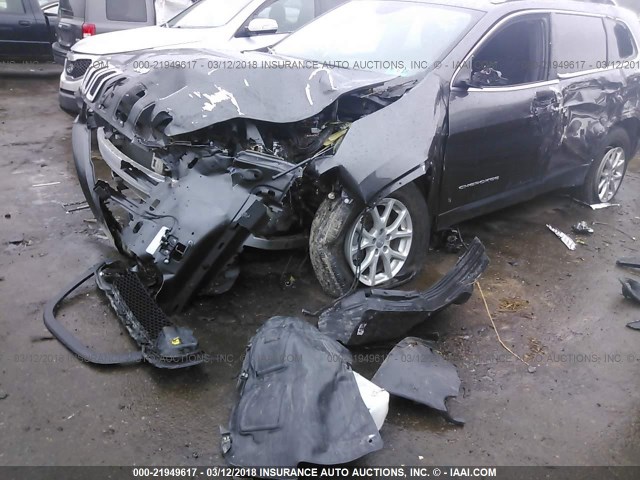 1C4PJMCS8HW646427 - 2017 JEEP CHEROKEE LATITUDE Szary zdjęcie 6