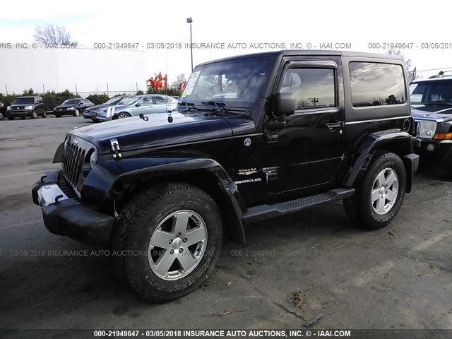 1J4GA5D11BL636613 - 2011 JEEP WRANGLER SAHARA BLACK photo 2