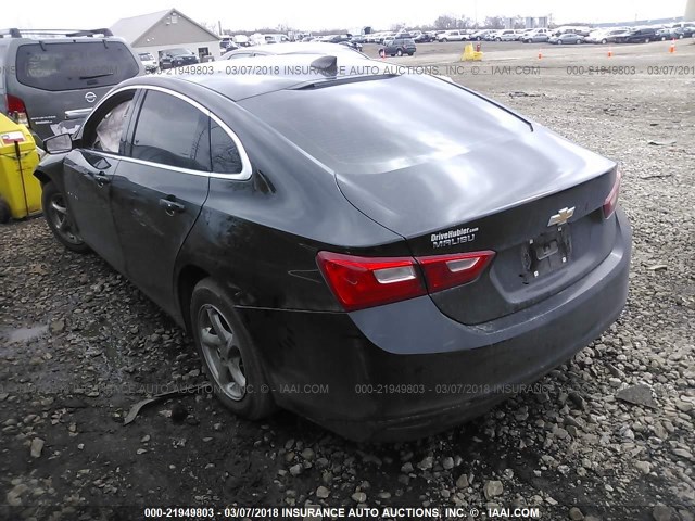 1G1ZB5ST1HF244263 - 2017 CHEVROLET MALIBU LS Qara foto 3