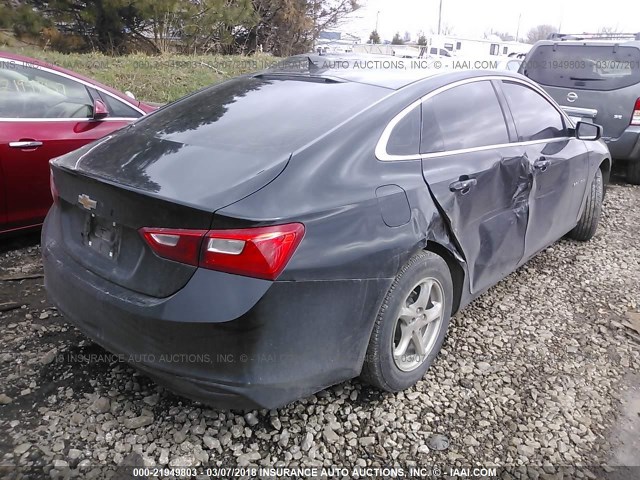 1G1ZB5ST1HF244263 - 2017 CHEVROLET MALIBU LS Qara foto 4