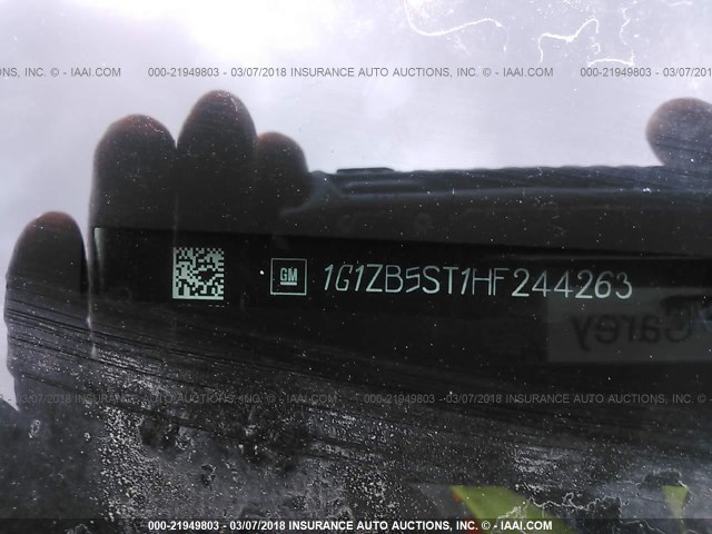 1G1ZB5ST1HF244263 - 2017 CHEVROLET MALIBU LS Qara foto 9