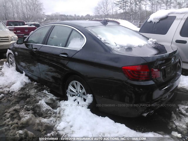 WBA5A7C55ED615143 - 2014 BMW 528 XI BLACK photo 3