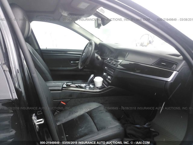 WBA5A7C55ED615143 - 2014 BMW 528 XI BLACK photo 5