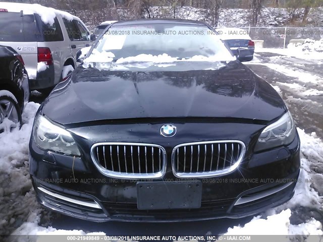 WBA5A7C55ED615143 - 2014 BMW 528 XI BLACK photo 6