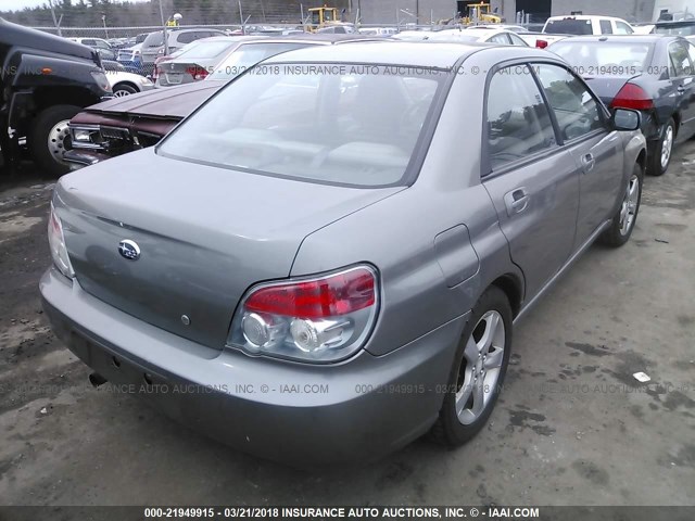 JF1GD67666G518457 - 2006 SUBARU IMPREZA 2.5I GRAY photo 4