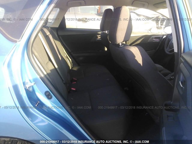 JTNKARJE9JJ559297 - 2018 TOYOTA COROLLA IM BLUE photo 8