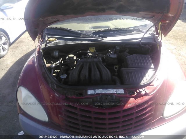 3C4FY48B42T297327 - 2002 CHRYSLER PT CRUISER CLASSIC 红色 照片 10