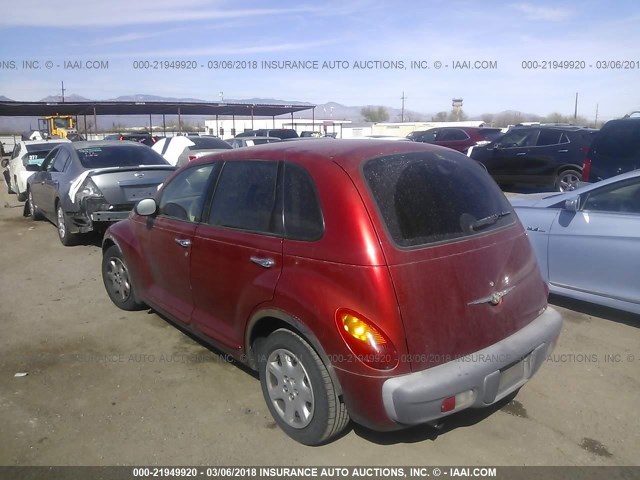 3C4FY48B42T297327 - 2002 CHRYSLER PT CRUISER CLASSIC RED photo 3