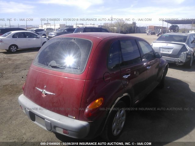 3C4FY48B42T297327 - 2002 CHRYSLER PT CRUISER CLASSIC RED photo 4