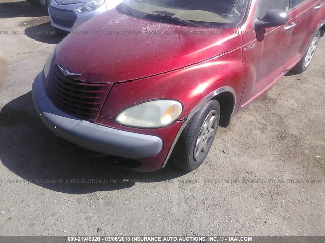 3C4FY48B42T297327 - 2002 CHRYSLER PT CRUISER CLASSIC RED photo 6