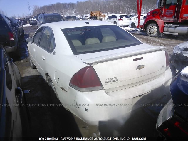 2G1WD58C969262018 - 2006 CHEVROLET IMPALA SUPER SPORT WHITE photo 3