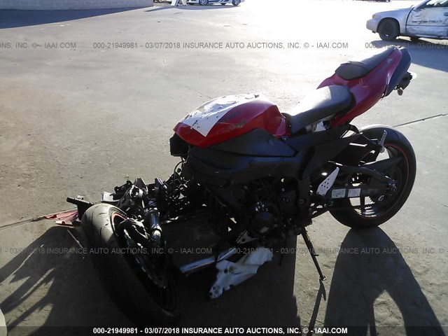 JKAZX4P167A024424 - 2007 KAWASAKI ZX600 P RED photo 2