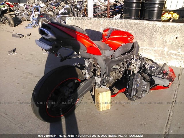 JKAZX4P167A024424 - 2007 KAWASAKI ZX600 P RED photo 4