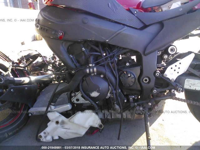 JKAZX4P167A024424 - 2007 KAWASAKI ZX600 P RED photo 9