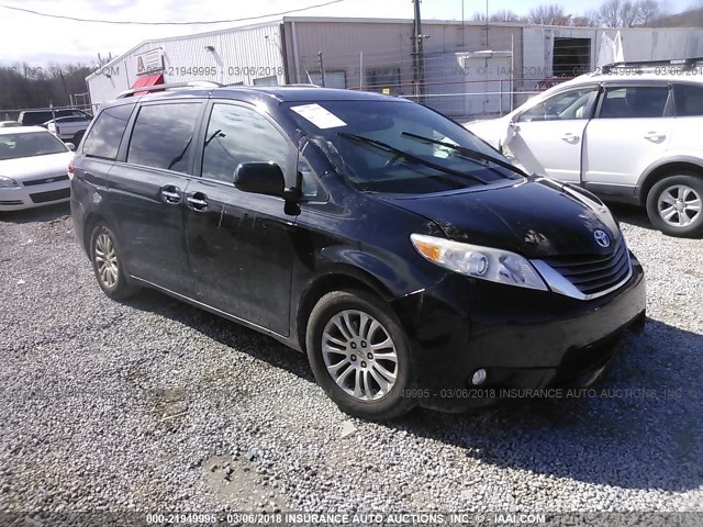 5TDYK3DC6BS043079 - 2011 TOYOTA SIENNA XLE/LIMITED BLACK photo 1