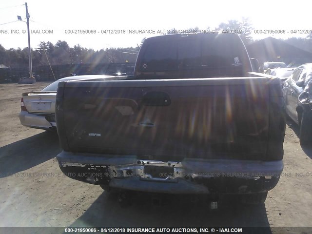 1FTWW31P16ED79561 - 2006 FORD F350 SRW SUPER DUTY BURGUNDY photo 8