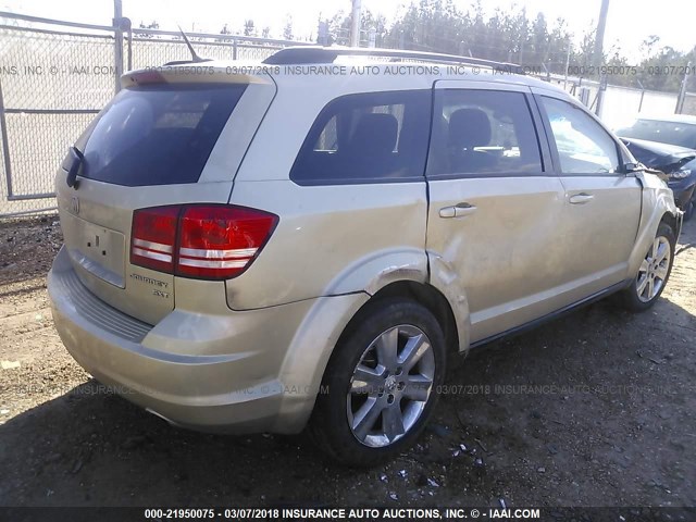 3D4PG5FV0AT119944 - 2010 DODGE JOURNEY SXT GOLD photo 4