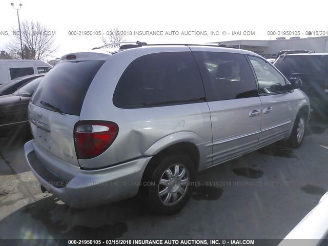 2C4GP54L84R603821 - 2004 CHRYSLER TOWN & COUNTRY TOURING SILVER photo 4