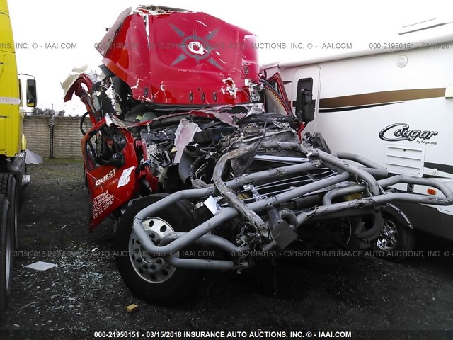 1FUGGLD56GLGZ8667 - 2016 FREIGHTLINER CASCADIA 125  RED photo 1