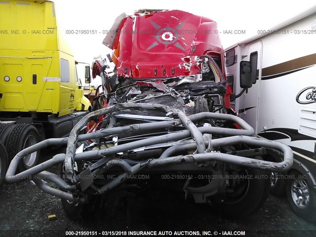1FUGGLD56GLGZ8667 - 2016 FREIGHTLINER CASCADIA 125  RED photo 7