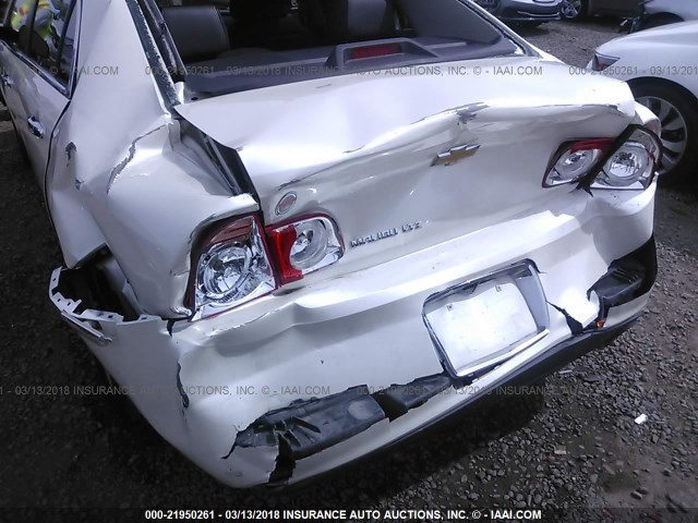 1G1ZG5E79CF343745 - 2012 CHEVROLET MALIBU LTZ Ақ фото 6