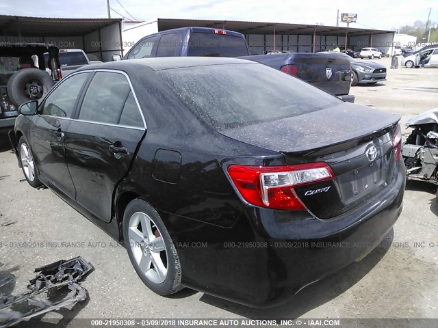4T1BF1FK8DU257987 - 2013 TOYOTA CAMRY L/SE/LE/XLE 黑色 照片 3