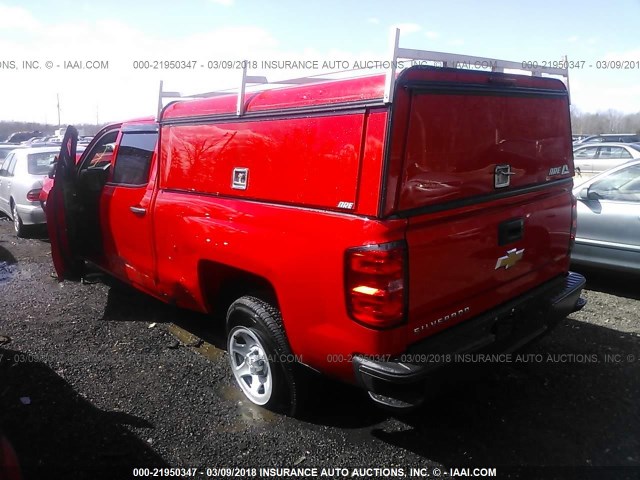 3GCPCNEC1GG297579 - 2016 CHEVROLET SILVERADO C1500/C1500  LS RED photo 3