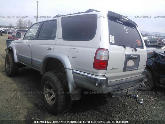 JT3HN87R5W9010104 - 1998 TOYOTA 4RUNNER LIMITED SILVER photo 3