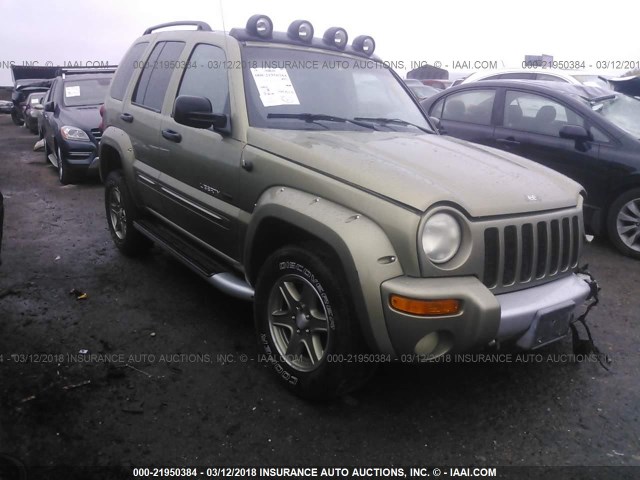 1J4GK38K72W333760 - 2002 JEEP LIBERTY RENEGADE GREEN photo 1