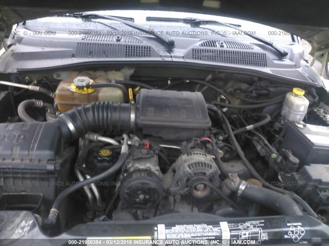 1J4GK38K72W333760 - 2002 JEEP LIBERTY RENEGADE GREEN photo 10