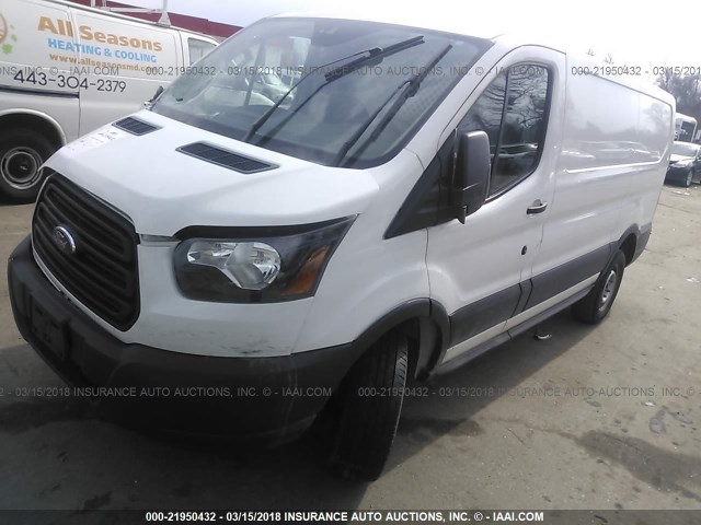 1FTYR1ZM8GKA94809 - 2016 FORD TRANSIT T-250 WHITE photo 2