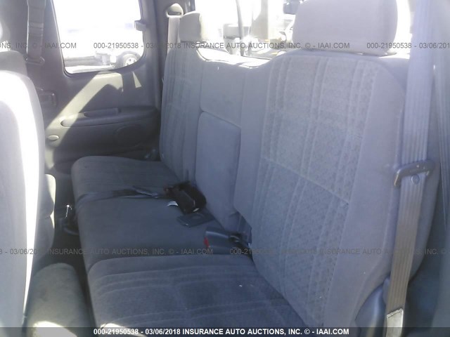 5TBRN34153S366401 - 2003 TOYOTA TUNDRA ACCESS CAB SR5 BLACK photo 8
