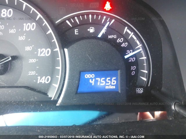 4T1BF1FK8DU237206 - 2013 TOYOTA CAMRY L/SE/LE/XLE GRAY photo 7