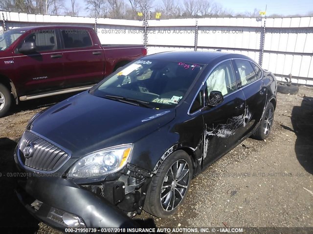 1G4PR5SK1H4103492 - 2017 BUICK VERANO SPORT TOURING GRAY photo 6