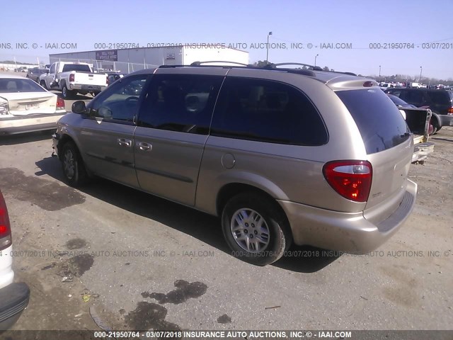 2D4GP44343R169098 - 2003 DODGE GRAND CARAVAN SPORT GOLD photo 3