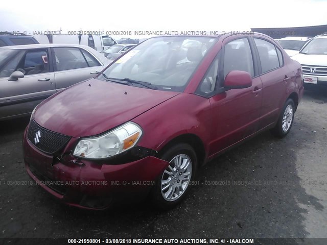 JS2YC5A3XC6301768 - 2012 SUZUKI SX4 LE RED photo 2