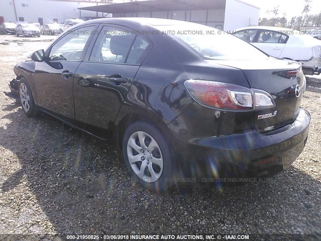 JM1BL1UG8C1518420 - 2012 MAZDA 3 I BLACK photo 3