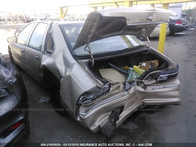1G1BL52P1SR149676 - 1995 CHEVROLET CAPRICE / IMPALA CLASSIC/SS GOLD photo 3