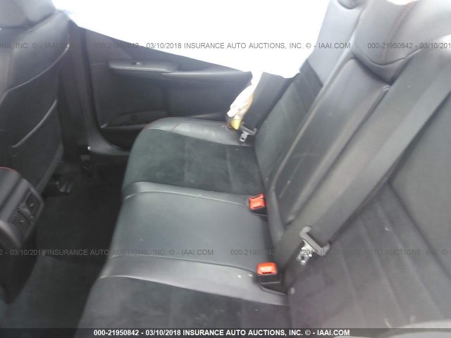 4T1BF1FKXGU205474 - 2016 TOYOTA CAMRY LE/XLE/SE/XSE SILVER photo 8