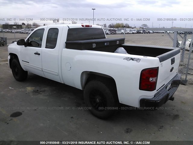 1GCEK29J69Z273850 - 2009 CHEVROLET SILVERADO K1500 LT 白色 照片 3