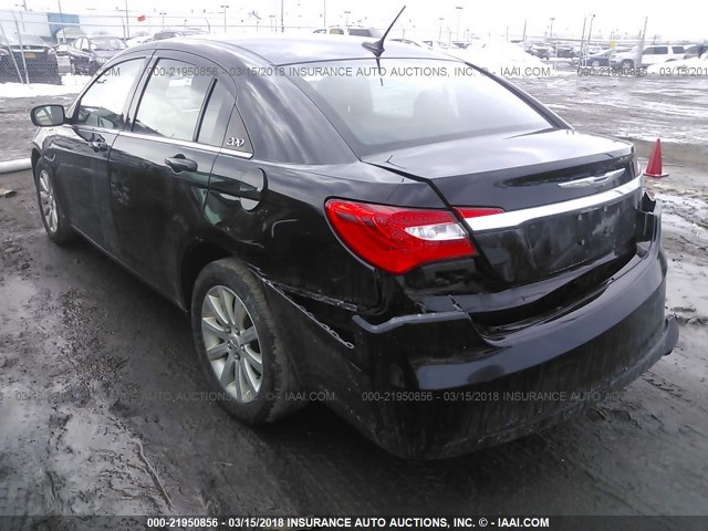 1C3BC1FB9BN617888 - 2011 CHRYSLER 200 TOURING BLACK photo 3