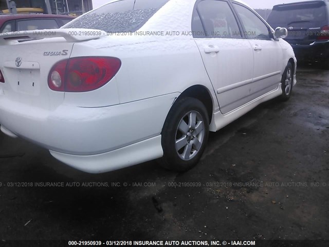 2T1BR32E53C041369 - 2003 TOYOTA COROLLA CE/LE/S WHITE photo 4