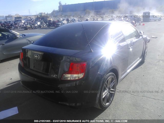 JTKJF5C71B3014895 - 2011 TOYOTA SCION TC 蓝色 照片 4